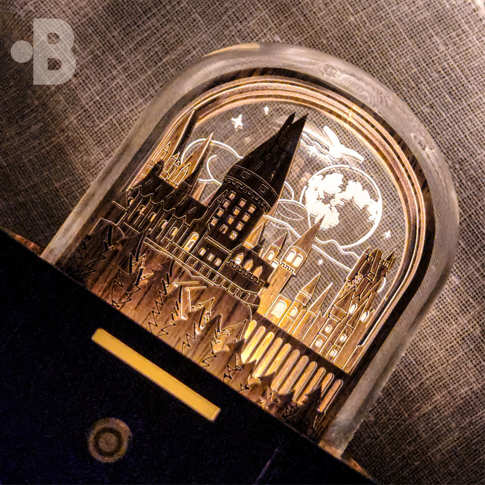 Castle Enchanted Night Music Lamp