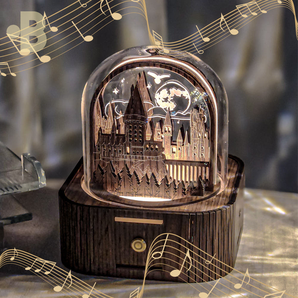 Castle Enchanted Night Music Lamp