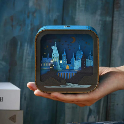 Castle Enchanted Night Music Lamp