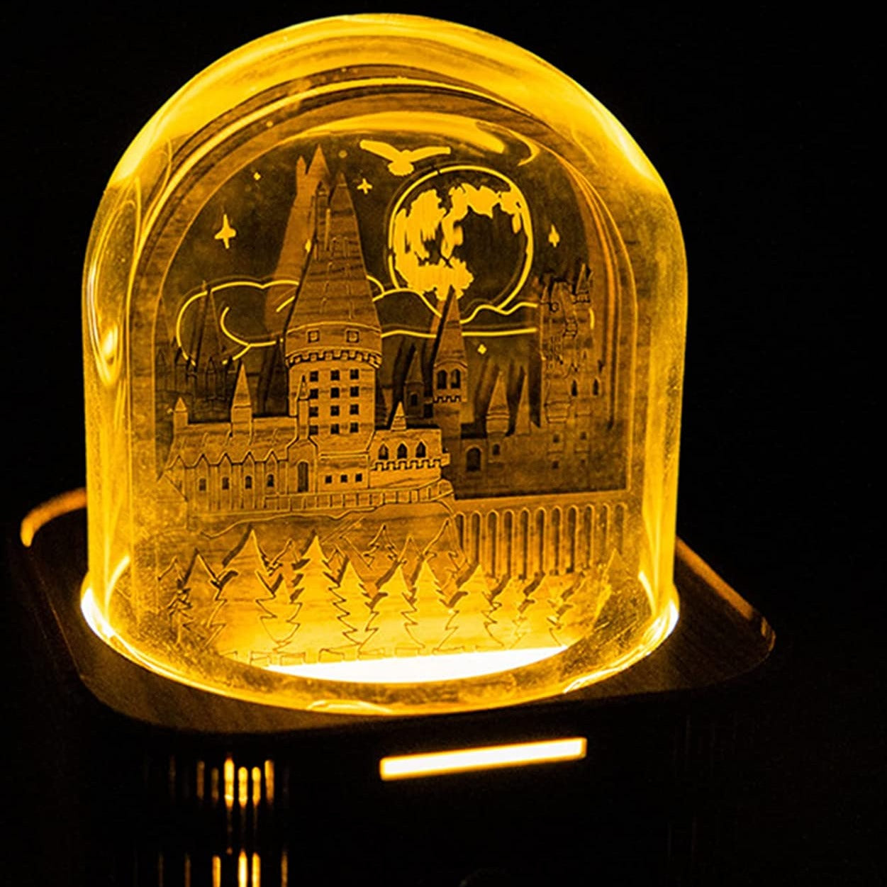 Castle Enchanted Night Music Lamp