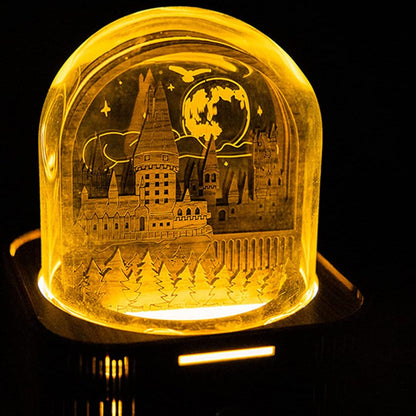 Castle Enchanted Night Music Lamp